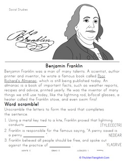Historical Heroes: Benjamin Franklin
