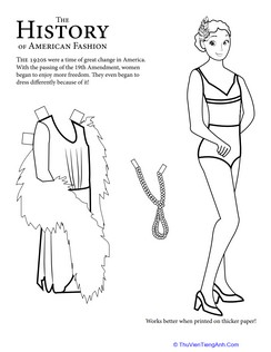 Historical Paper Dolls: 1920s