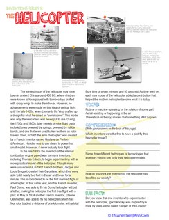 History of the Helicopter
