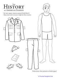 History Paper Dolls: The 1940s