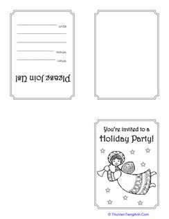 Make Your Own Holiday Invitations #2