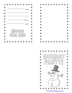 Make Your Own Holiday Invitations