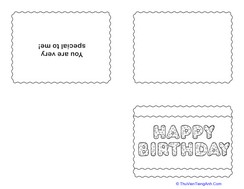 Happy Birthday Card Template