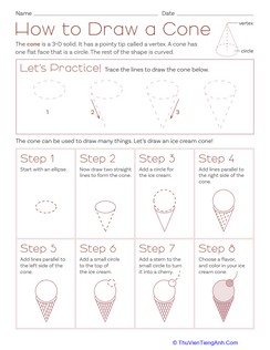 How to Draw a Cone