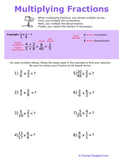 How to Multiply Fractions