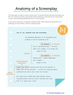 How to Read a Screenplay