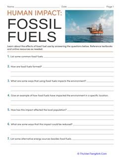 Human Impact: Fossil Fuels