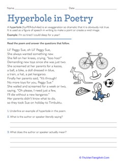 Hyperbole in Poetry