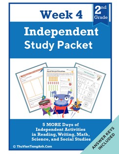 Second Grade Independent Study Packet – Week 4
