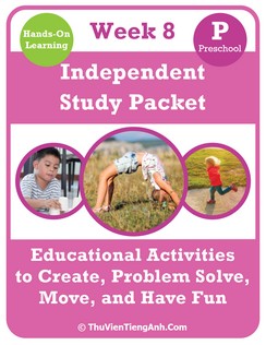 Preschool Independent Study Packet – Week 8
