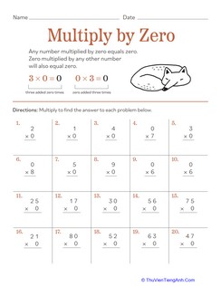 Multiply by Zero