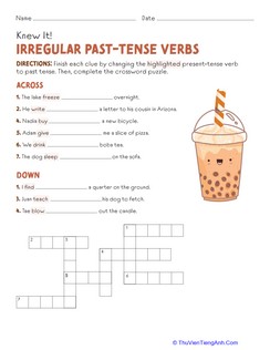 Knew It! Irregular Past-Tense Verbs