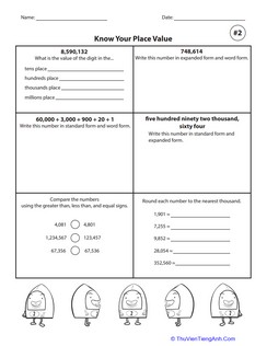 Know Your Place Value #2