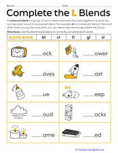 Complete the L Blends