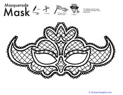 Lace Mask Coloring