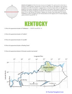 Latitude and Longitude: Kentucky