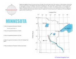 Latitude and Longitude: Minnesota