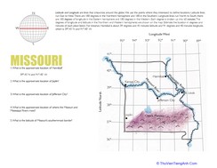 Latitude and Longitude: Missouri