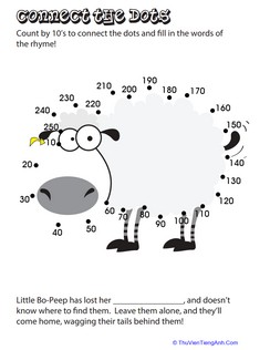 Little Bo Peep Skip Counting