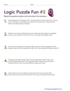 Logic Puzzle Fun #2