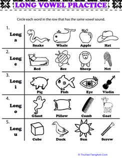 Long Vowel Practice