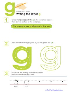 Writing the Letter g