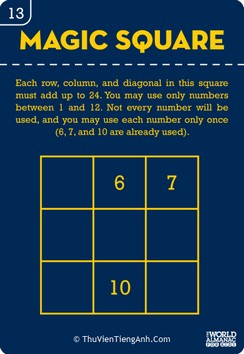 Magic Square Number Puzzle
