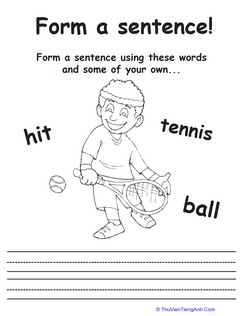 Sporty Sentence Making