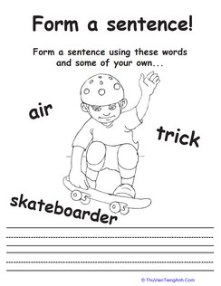 Skateboarding Sentences!