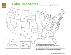 U.S. Expansion: Color by History