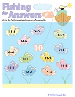 Fishing For Math Facts: Ten