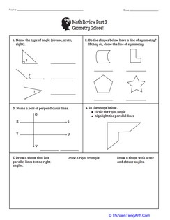 Math Review Part 3: Geometry Galore!