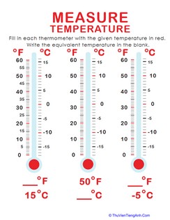 Measure Temperature: Thermometers