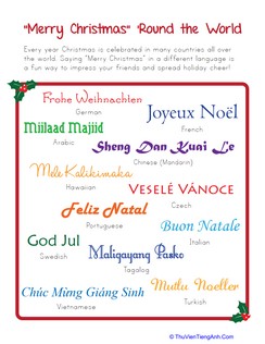 Merry Christmas in Other Languages