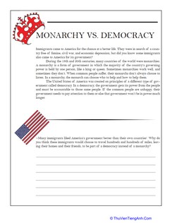 Monarchy vs. Democracy