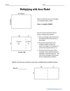 Multiplying with Area Model