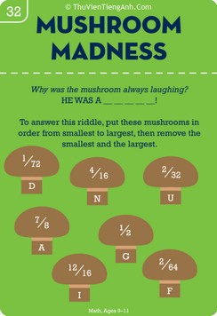 Mushroom Fraction Math