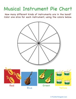 Musical Instrument Pie Chart