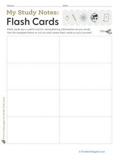 My Study Notes: Flash Cards