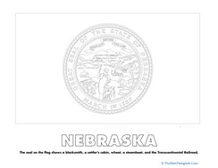 Nebraska State Flag