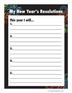 New Year’s Resolutions