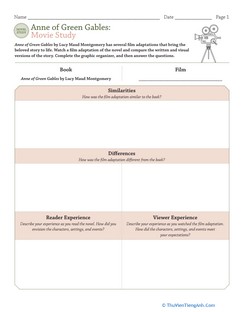 Novel Study: Anne of Green Gables: Movie Study