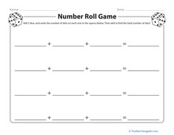 Number Roll Game