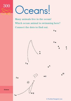 Oceans Alive! A Counting Connect-the-Dots