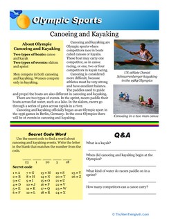 Olympic Canoeing and Kayaking