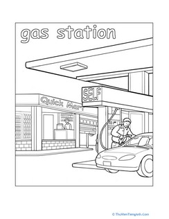 Paint the Town: Gas Station