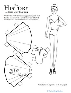 Paper Doll Girl: 1950s