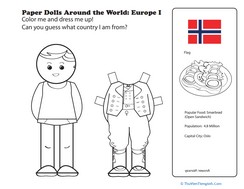 Paper Dolls Around the World: Europe I