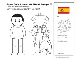 Paper Dolls Around the World: Europe IX