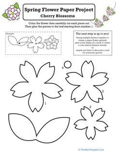 Paper Flower Garland Printable